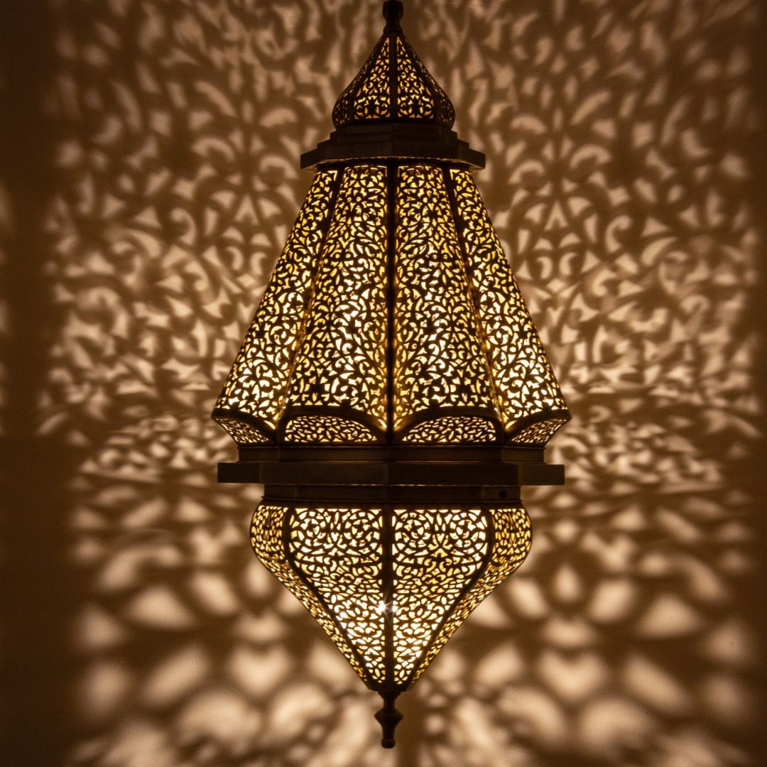 Jassmine : Handcrafted Moroccan Brass Lantern