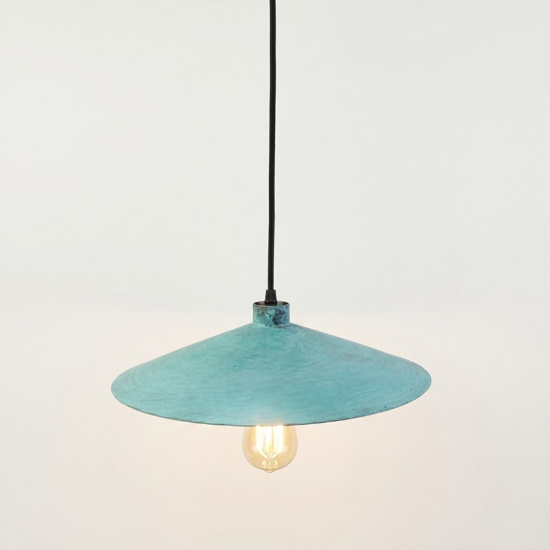 Verdigris Copper Pendant Light