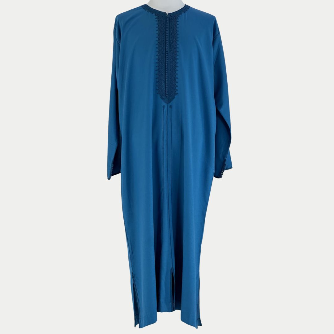 Handmade Blue Gandoura