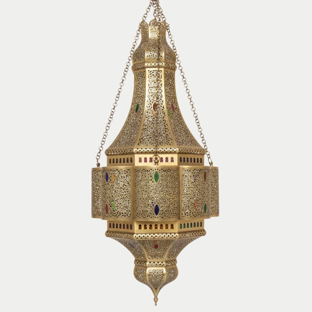 Naila : Handcrafted Royal Moroccan Brass Lantern