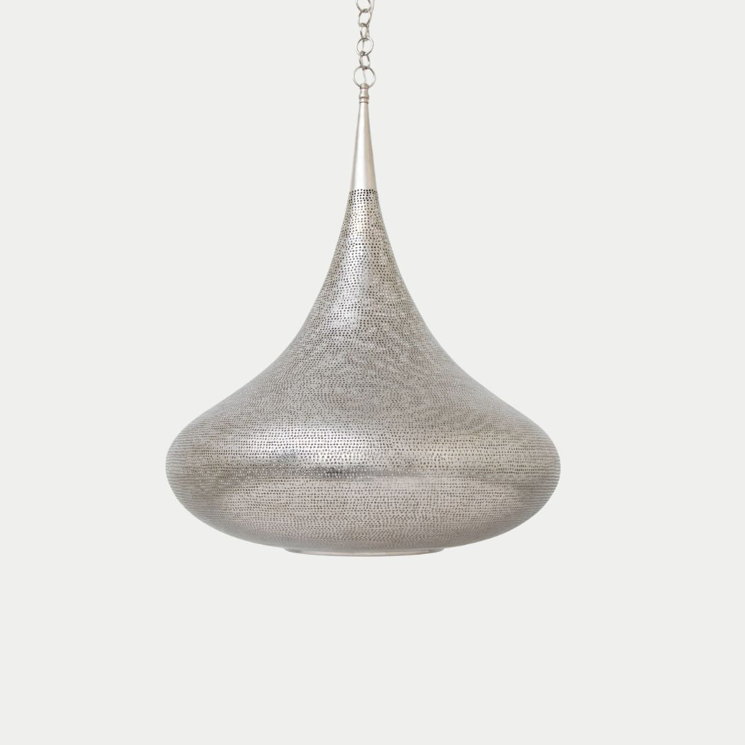 Ibtihaje : Handcrafted Moroccan Teardrop Pendant Light