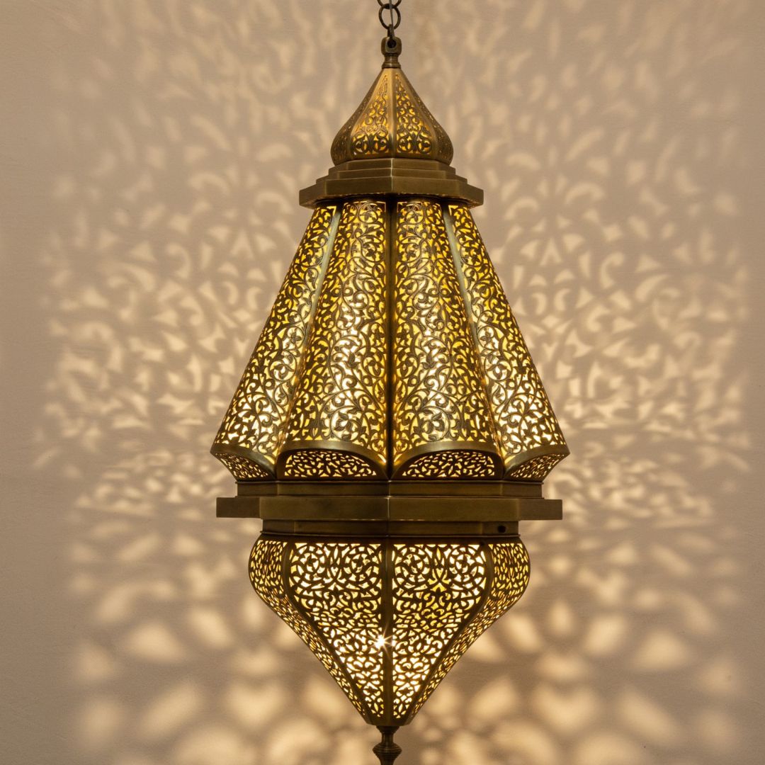 Jassmine : Handcrafted Moroccan Brass Lantern