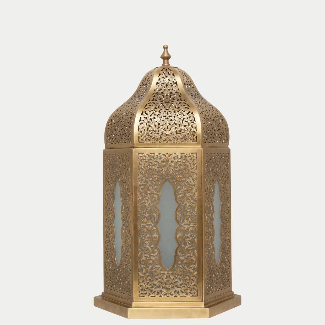 Ayate : The Heritage Lantern – Hand-Etched Brass