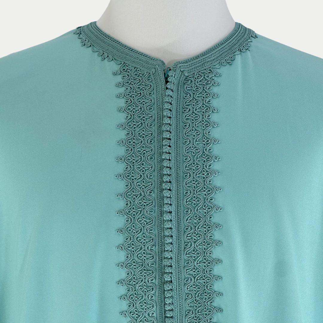 Handmade Sage Green Gandoura