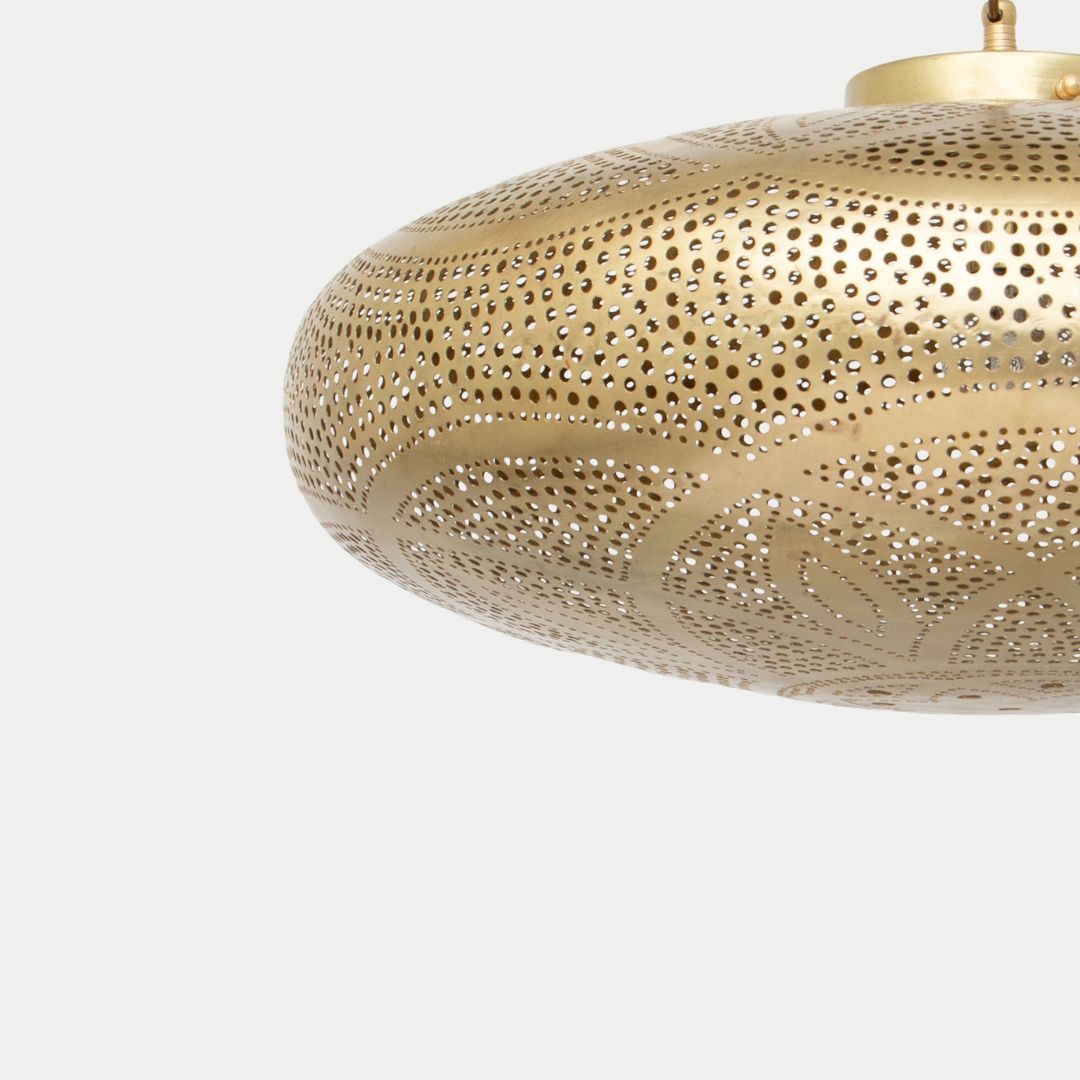Aline : Handcrafted Moroccan Brass Pendant Light