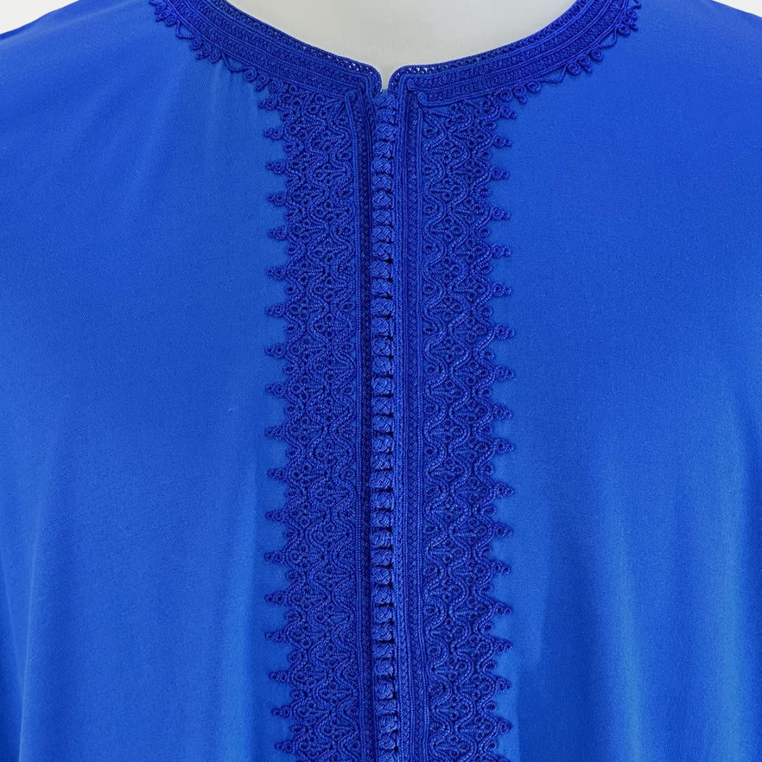Handmade Royal Blue Gandoura