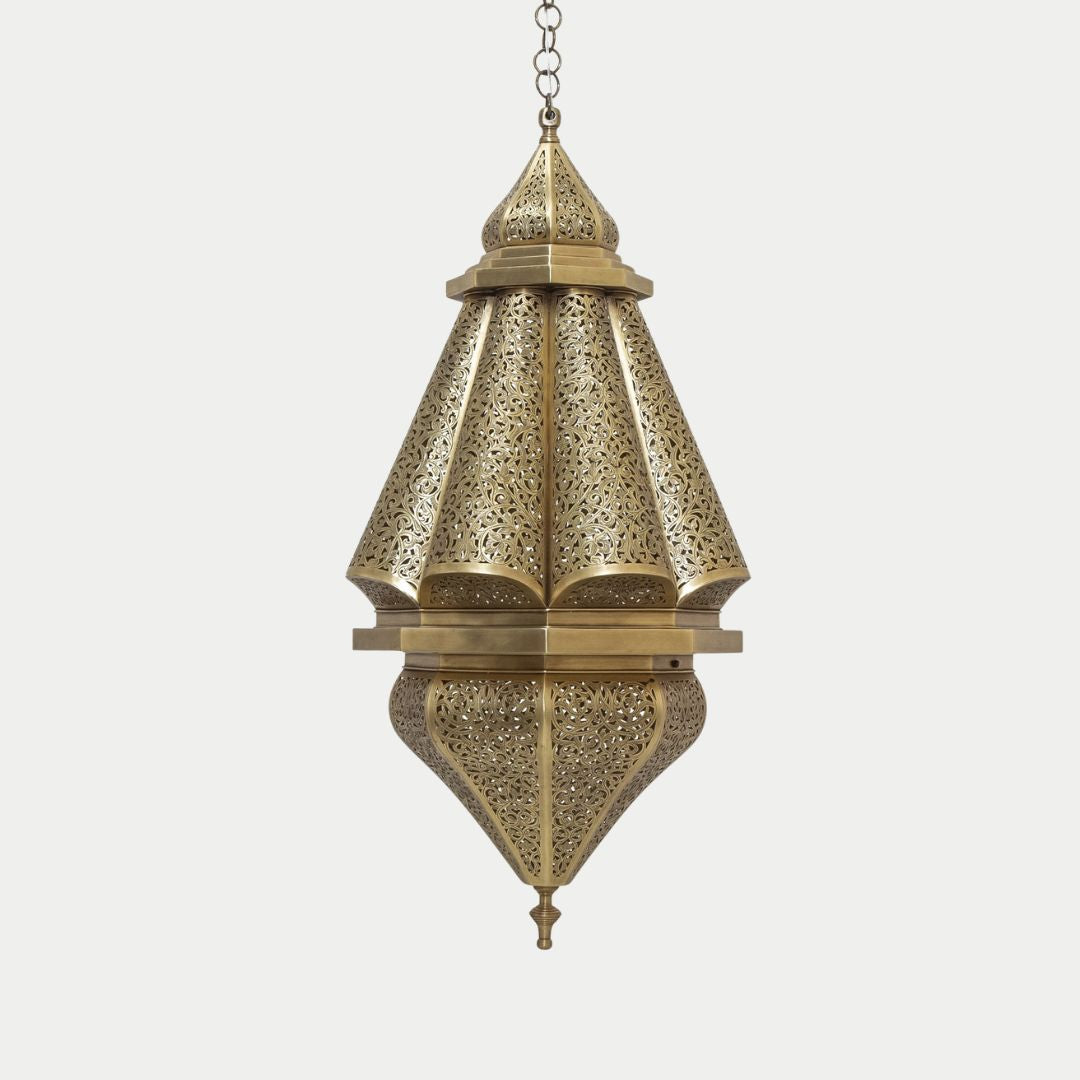 Jassmine : Handcrafted Moroccan Brass Lantern