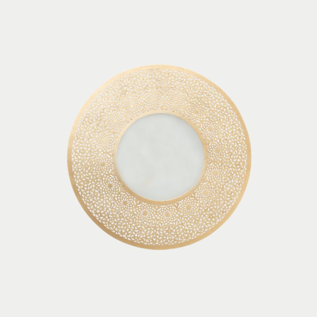 Konouze : Handmade Moroccan Brass Wall Mirror
