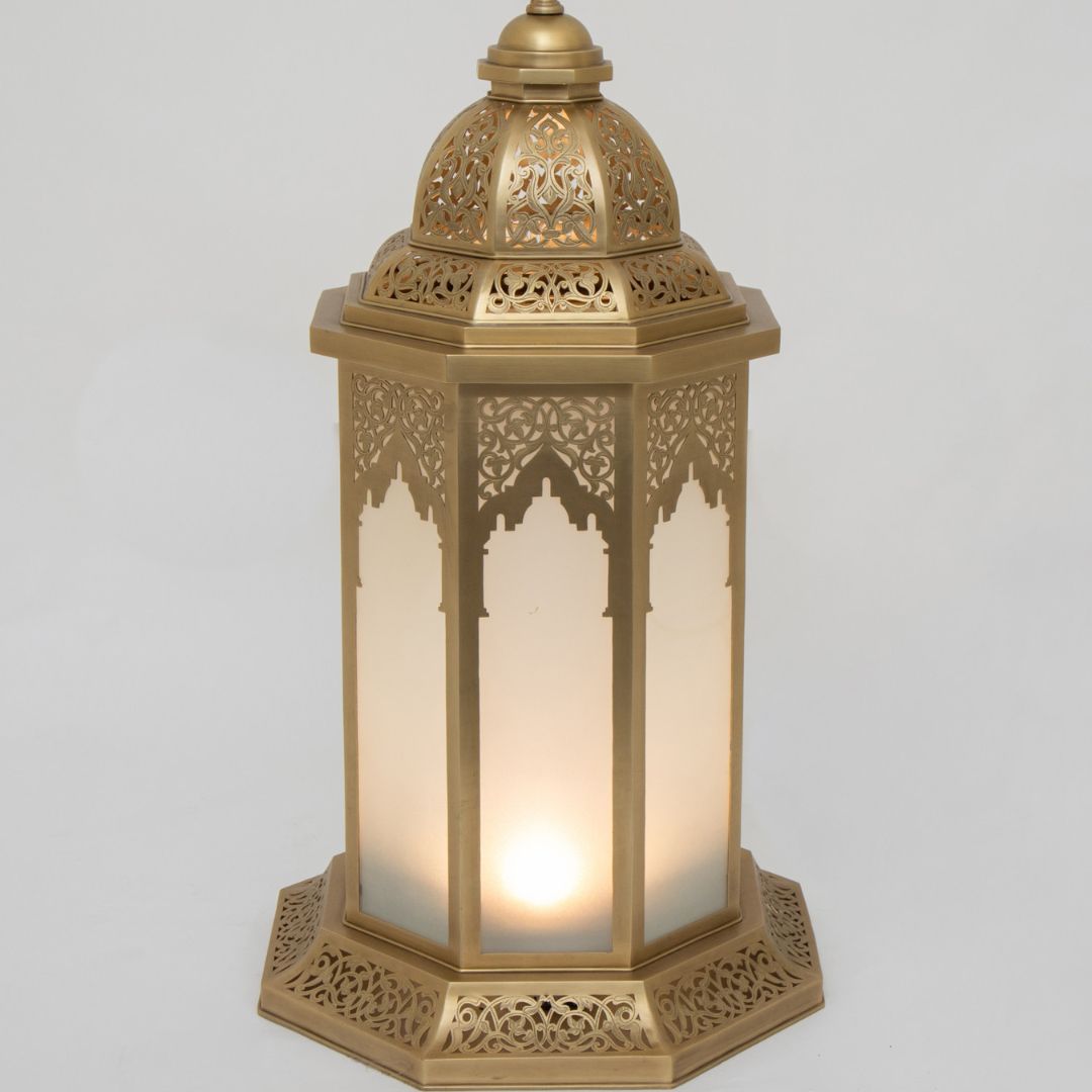 Artisan Brass Moorish Floor Lantern