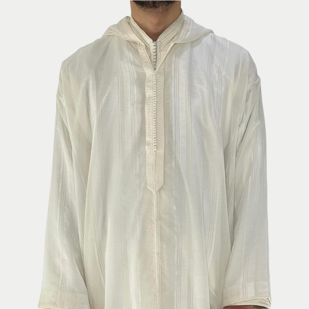 Handmade White Djellaba