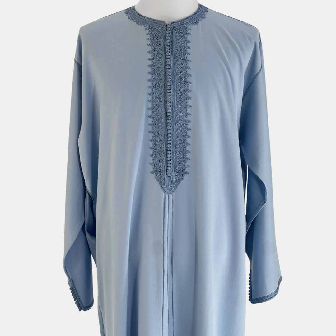 Handmade Sky Blue Gandoura