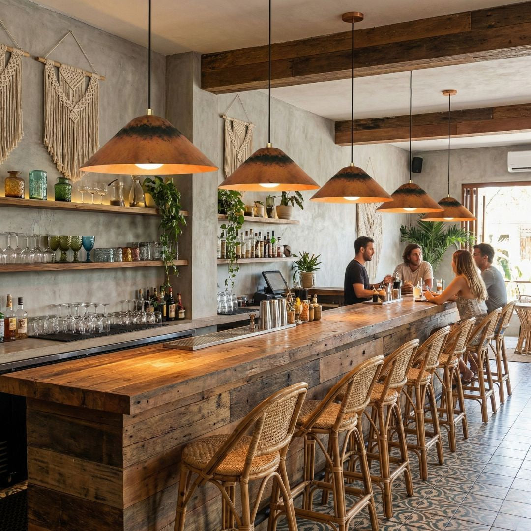 Tayri : Copper Cone Pendant Light