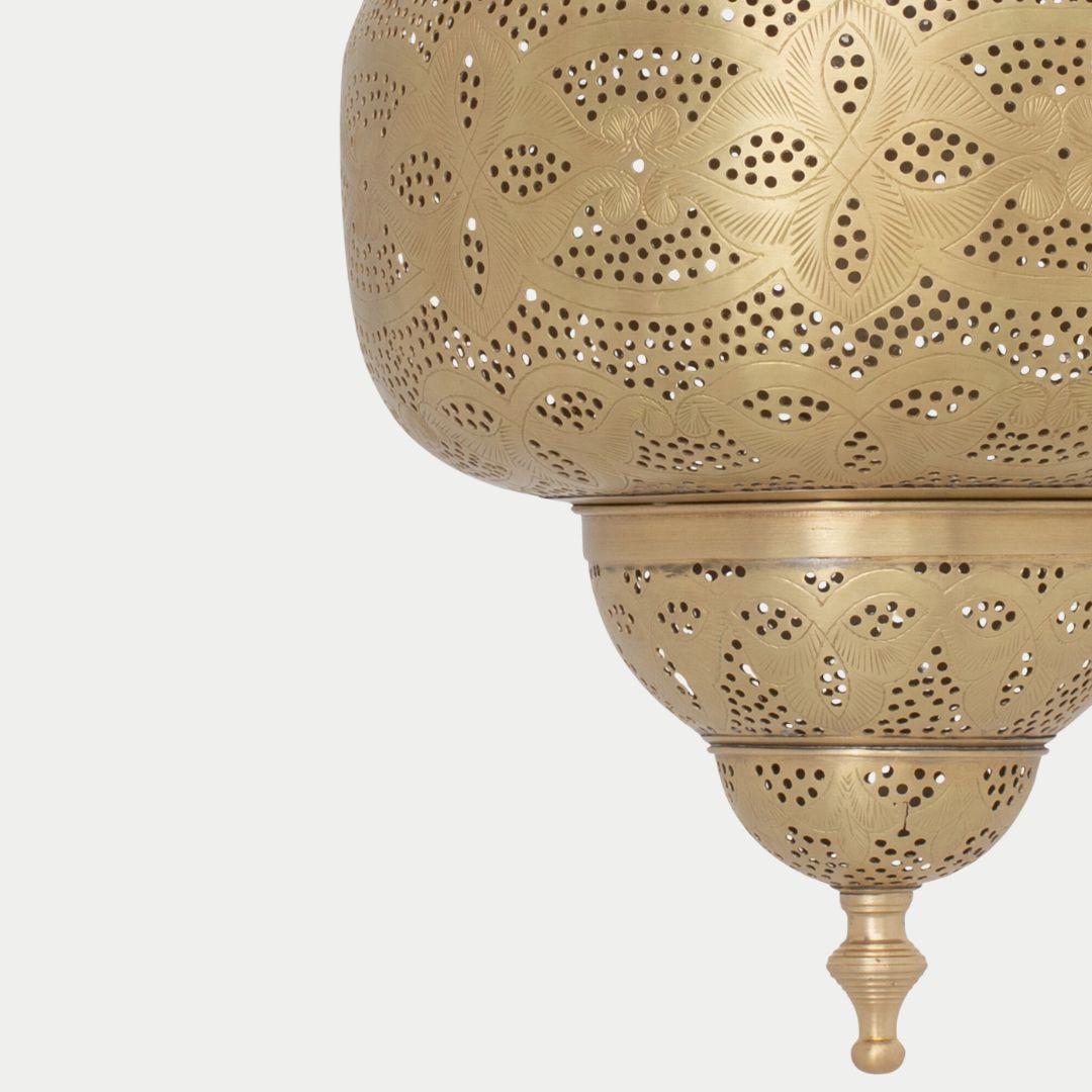 Aman : Artisanal Brass Moroccan Pendant Light