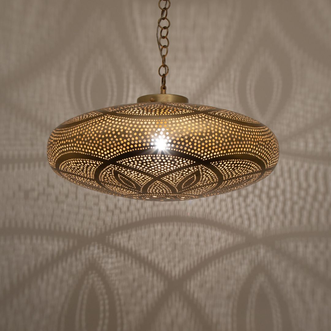 Aline : Handcrafted Moroccan Brass Pendant Light