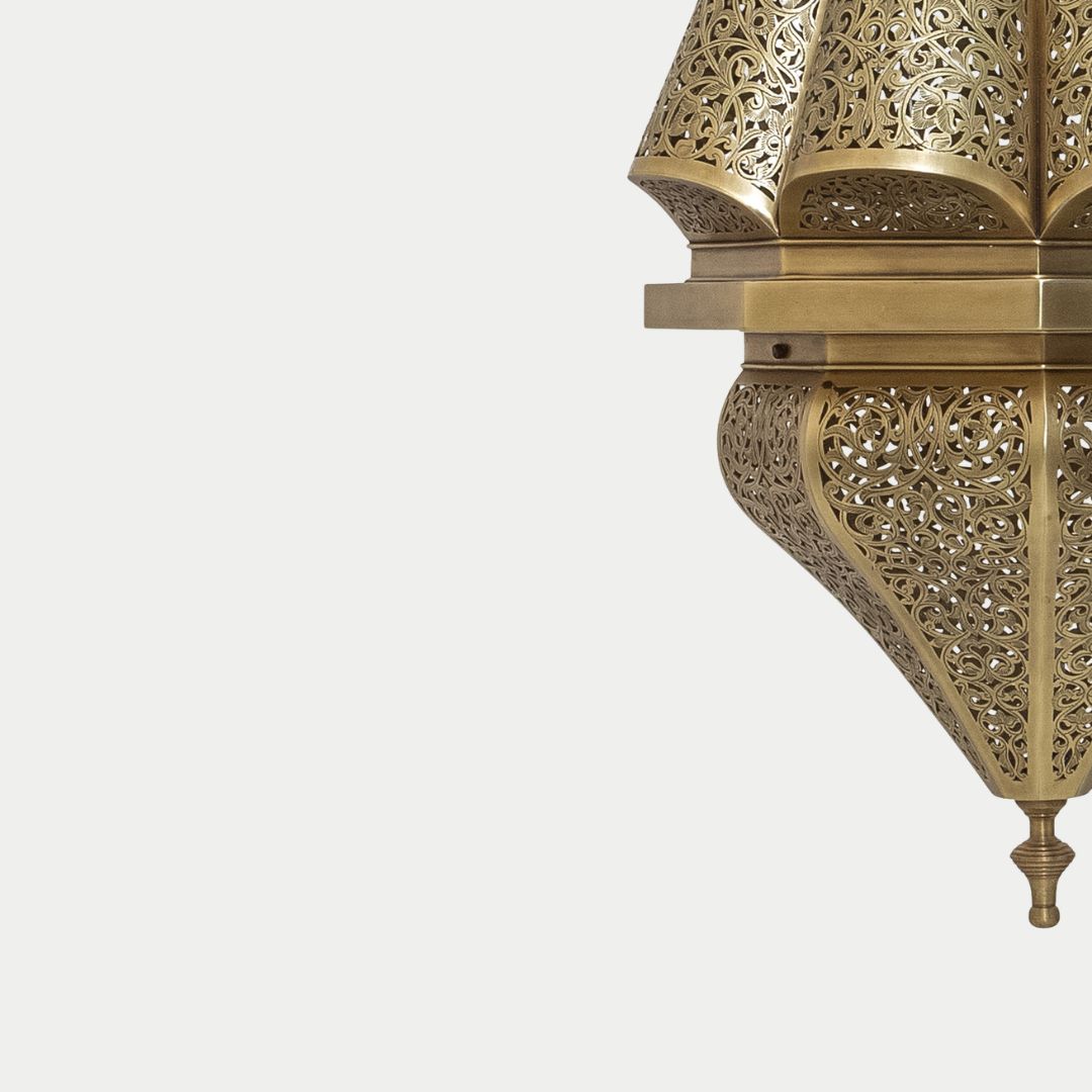 Jassmine : Handcrafted Moroccan Brass Lantern