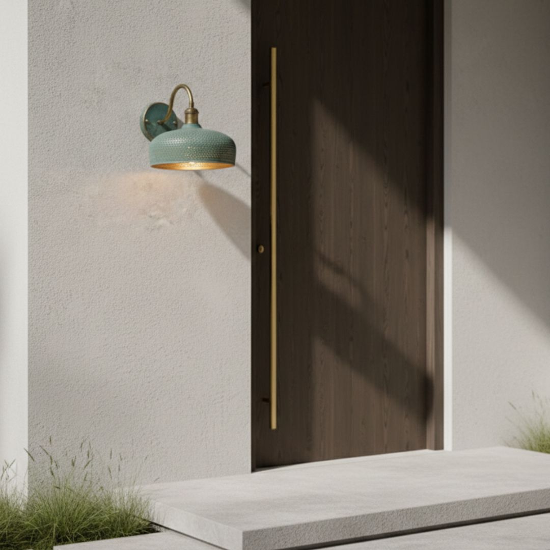 Clarissa : Perforated Copper Wall Sconce