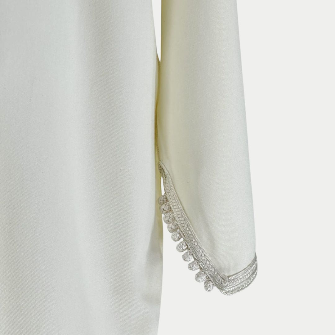 Handmade white Gandoura