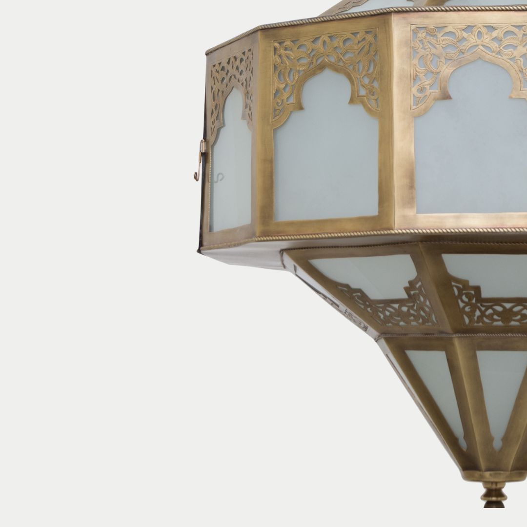 Amwaje : Handcrafted Moroccan Brass Lantern