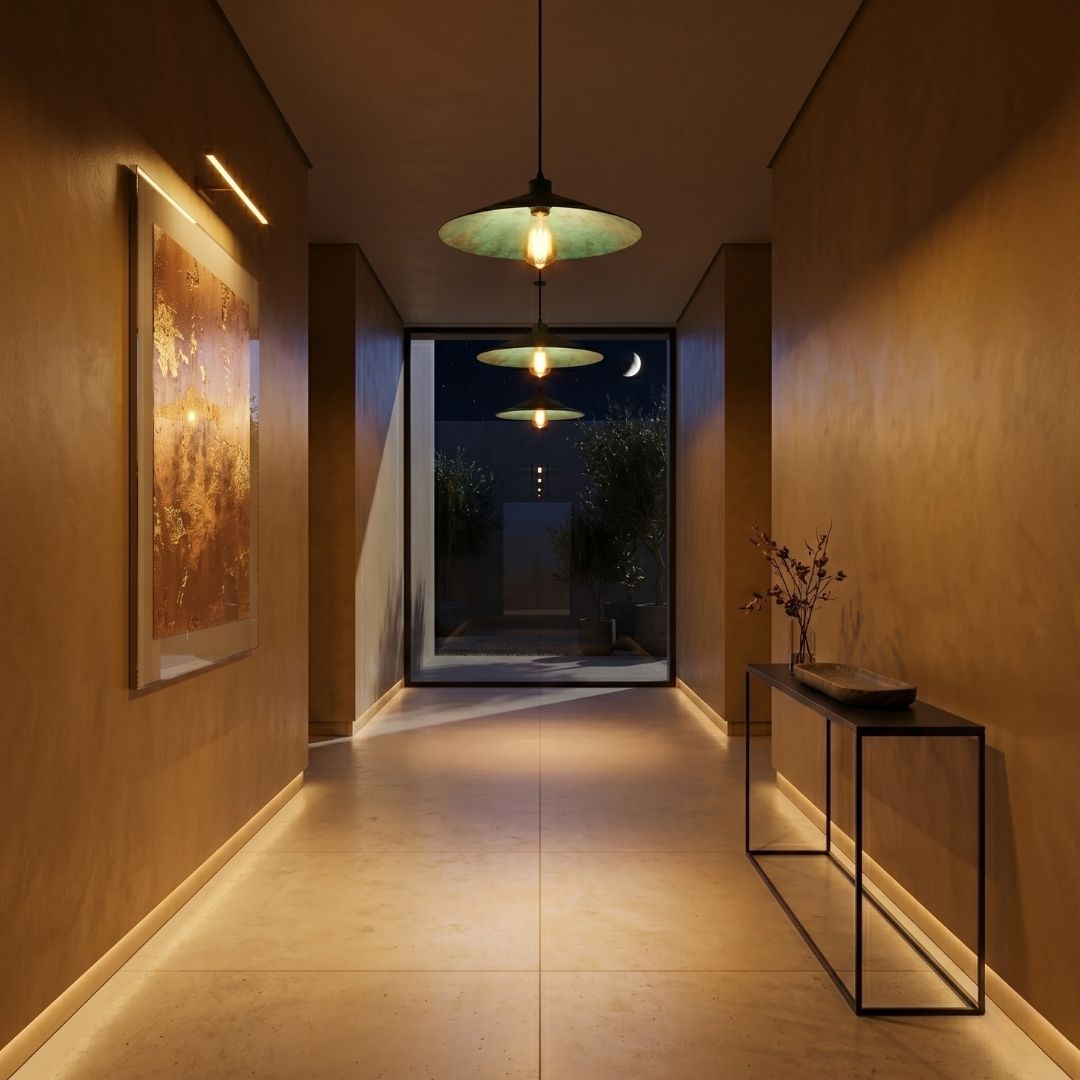 Verdigris Copper Pendant Light