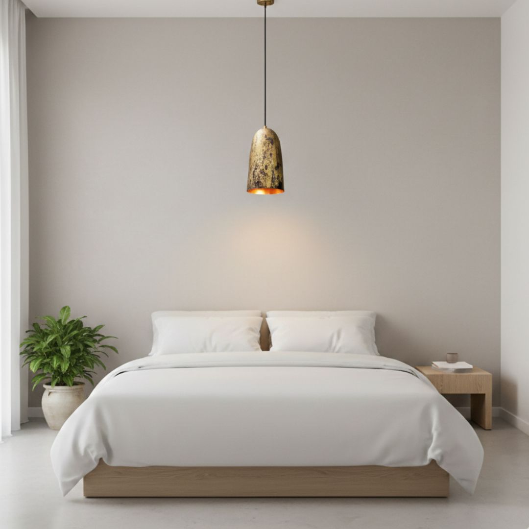 Amessan : Oxidized Copper Pendant Light