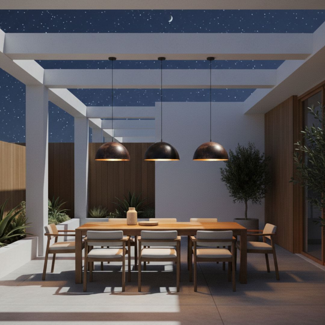 Asidd : Dome Copper Pendant Light