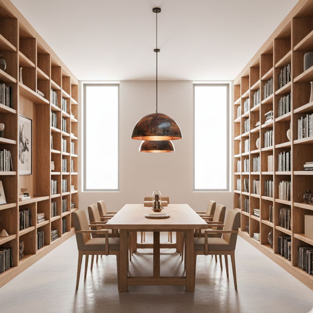 Asidd : Dome Copper Pendant Light