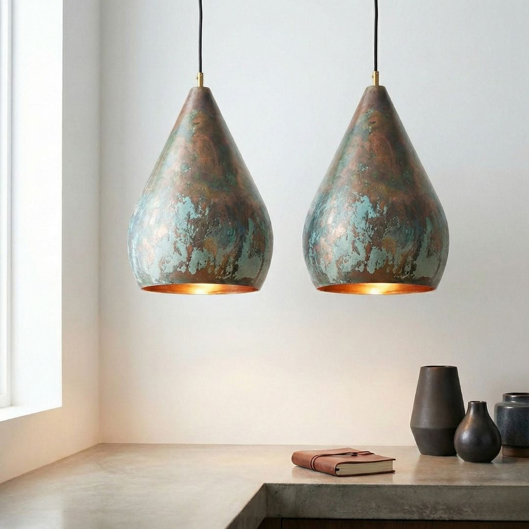Asif : Patina Copper Pendant Light