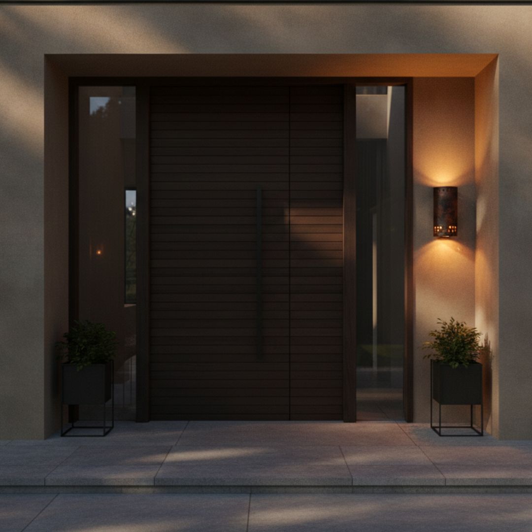 Clara : Flame Patina Copper Wall Sconce