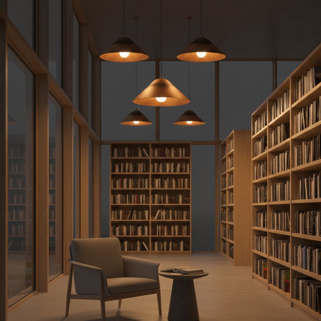 Lumina : Copper Cone Pendant Light