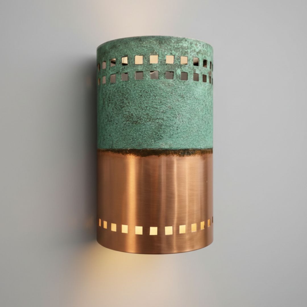 Lux : Copper Cutout Wall Sconce