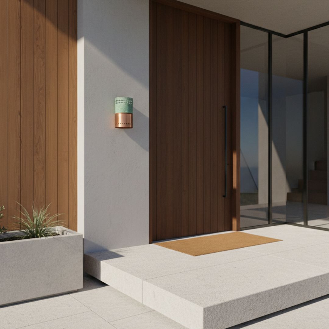 Lux : Copper Cutout Wall Sconce