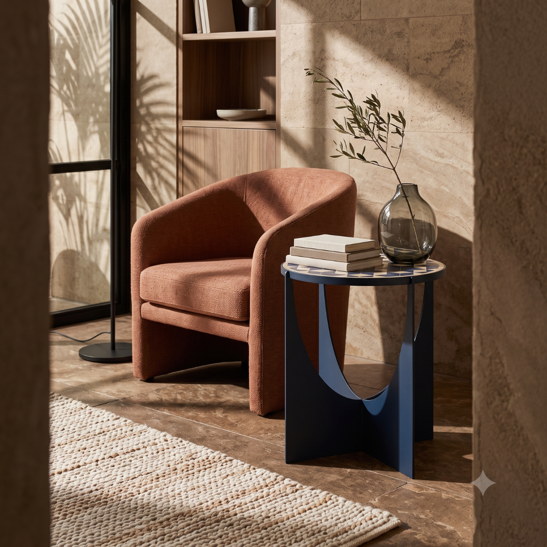 Tangier - Handmade Zellige Mosaic Tile Table