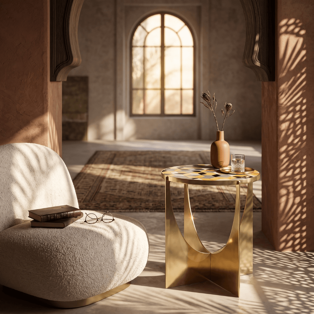 Oasis - Handmade Zellige Mosaic Tile Table
