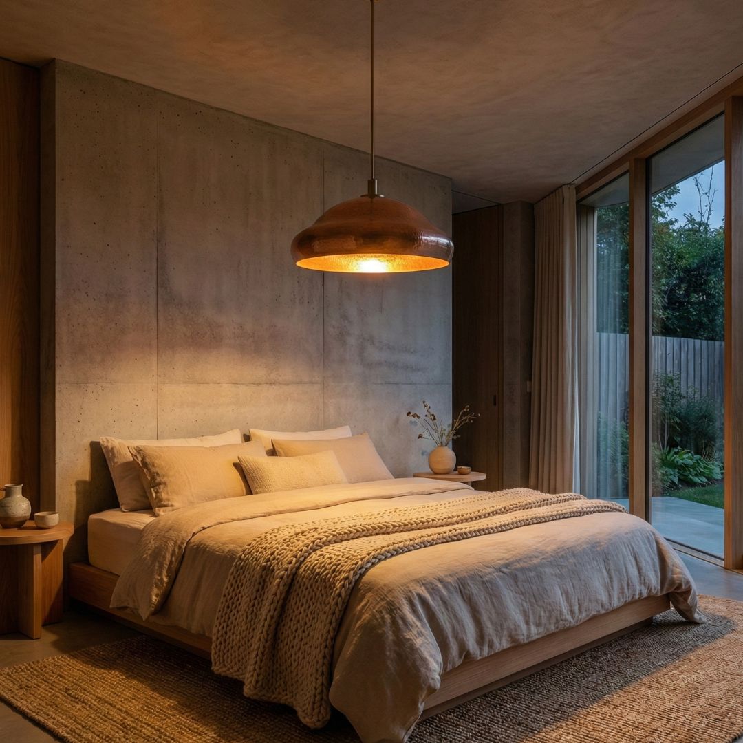 Takat : Copper Dome Ceiling Light
