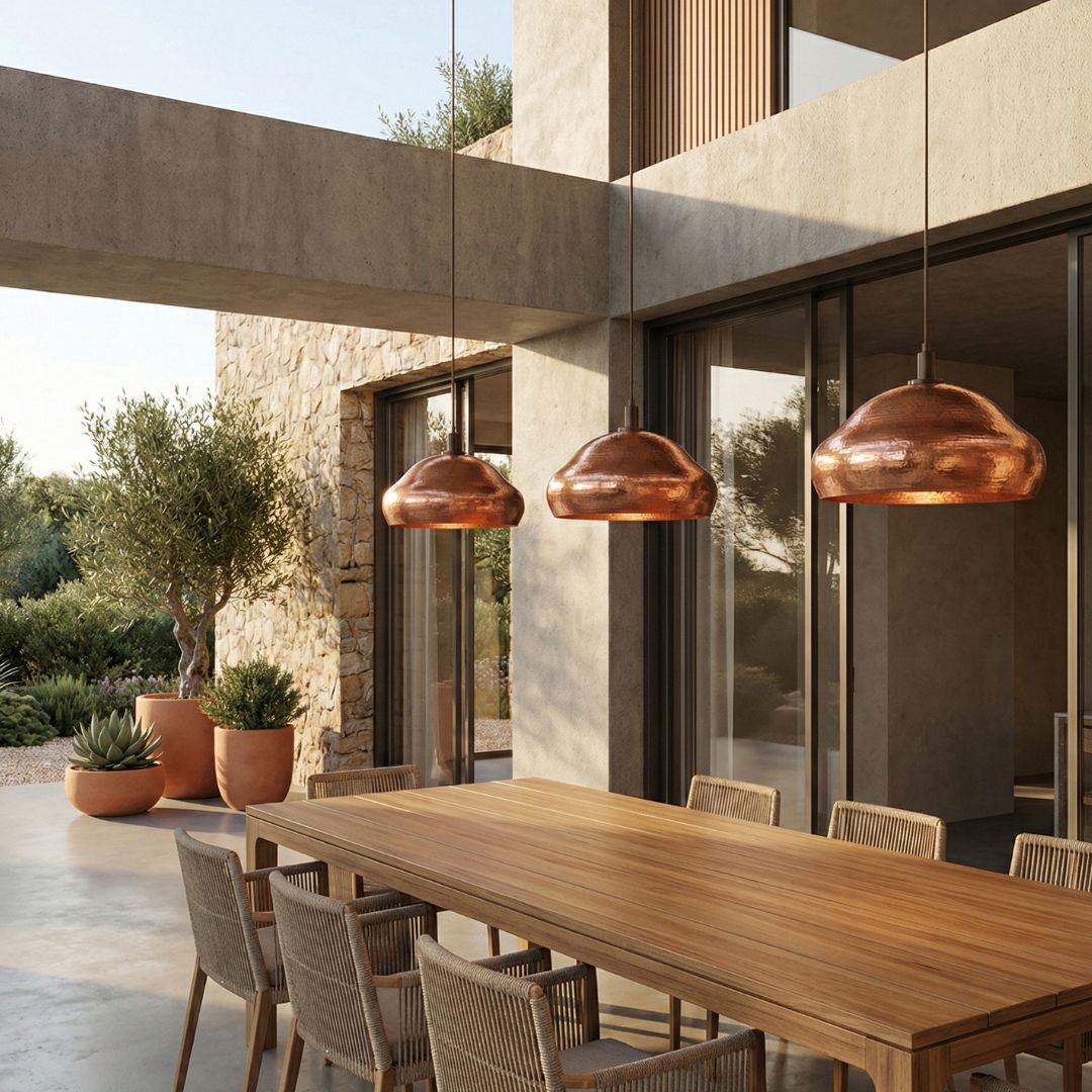 Takat : Copper Dome Ceiling Light